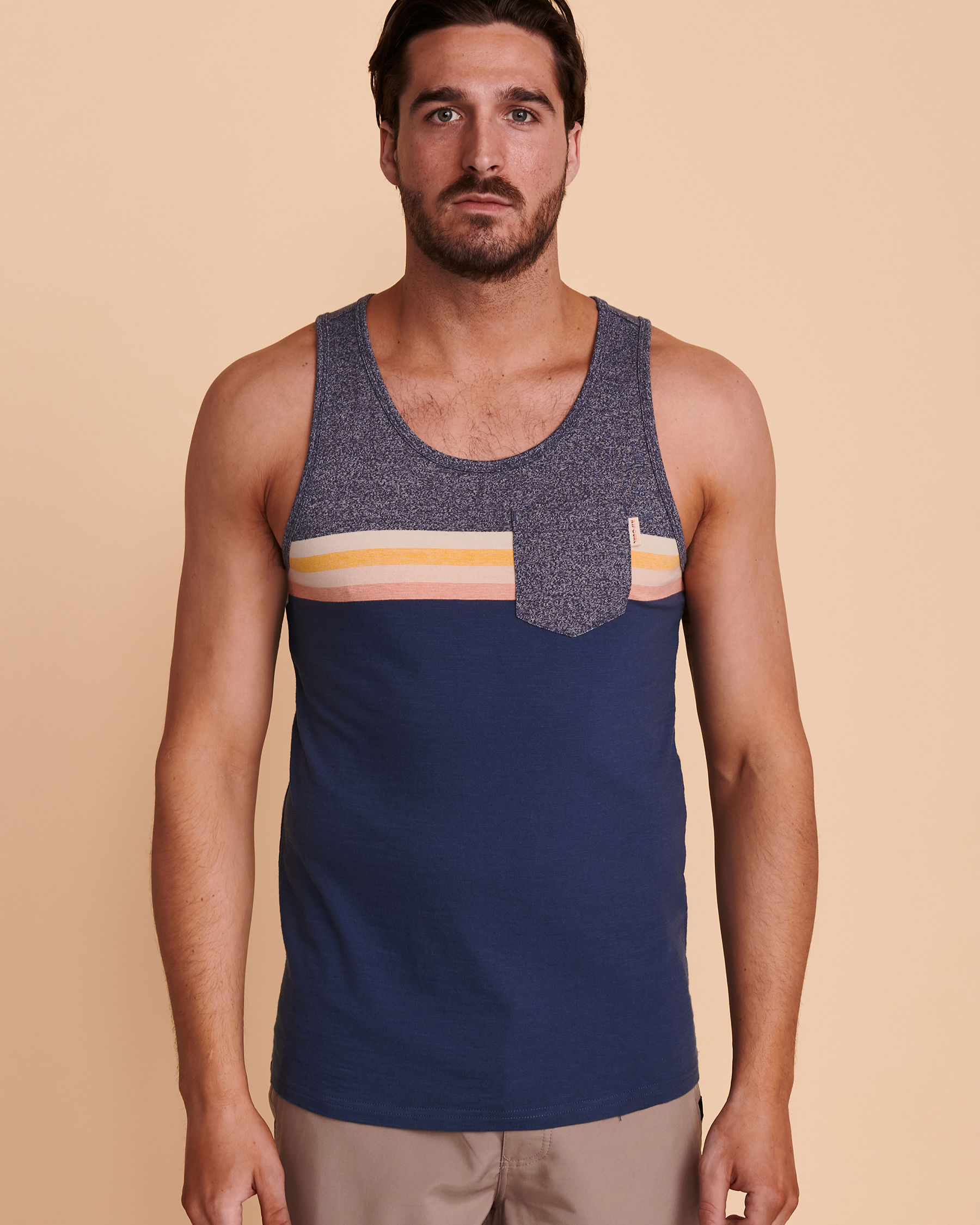RIP CURL Tank Top Multicolor Stripes CTEOW9 - View1