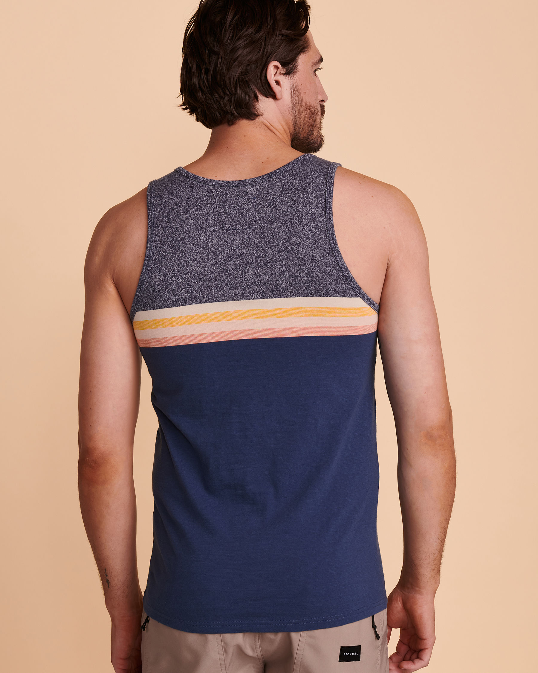 RIP CURL Tank Top Multicolor Stripes CTEOW9 - View2