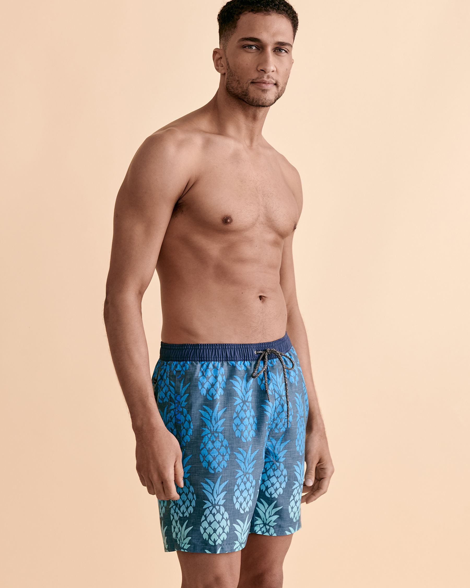 RIP CURL HONOLUA Volley Swimwuit Blue Ananas Bikini Village