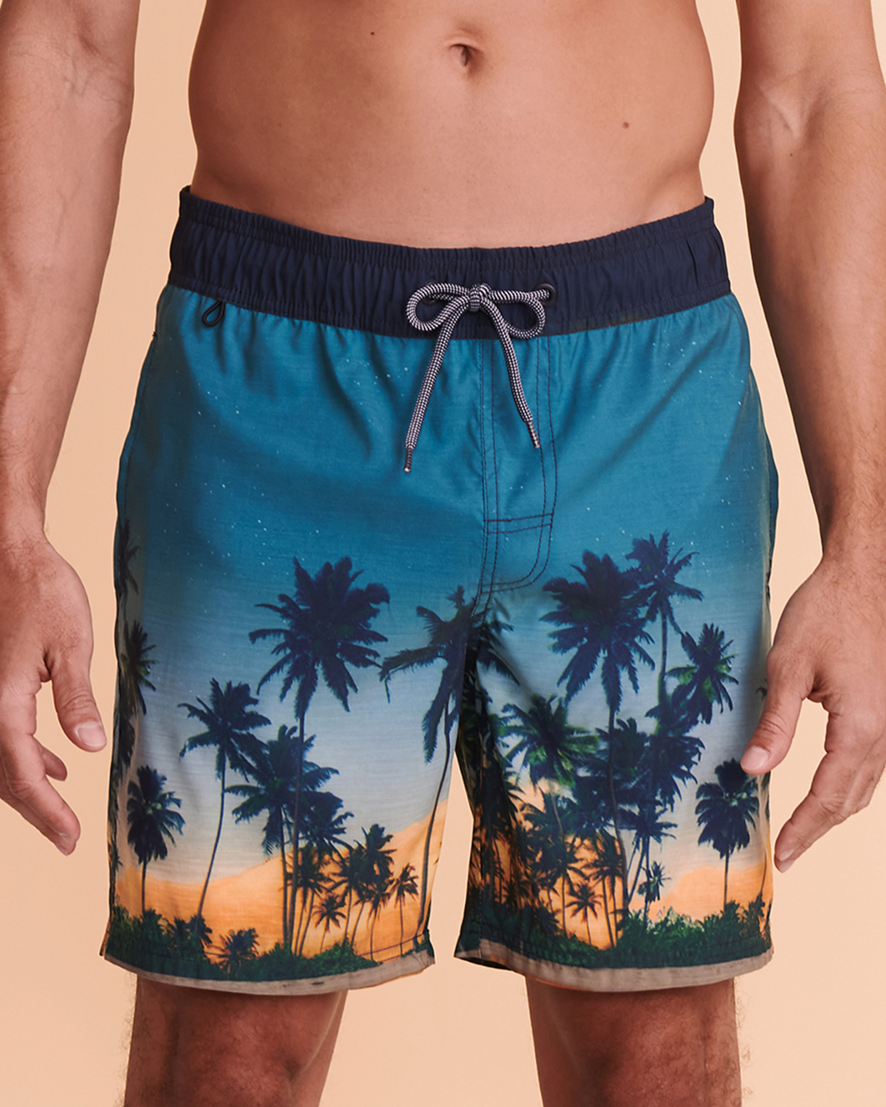 BLEND PHOTO PRINT Volley Swimsuit Palm trees 20712258BV - View1