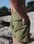 PUBLIC BEACH Maillot volley SOLID Kaki PB4601BIK - View1