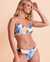 SEAFOLLY Haut de bikini bralette IN THE JUNGLE Imprimé bleu 31260-824 - View1